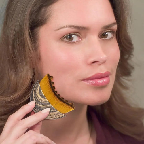 Lymphatic Contour Care Facial Massage Brush with Storage Box