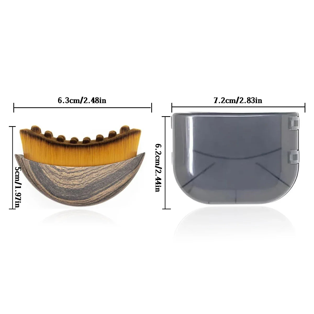 Lymphatic Contour Care Facial Massage Brush with Storage Box