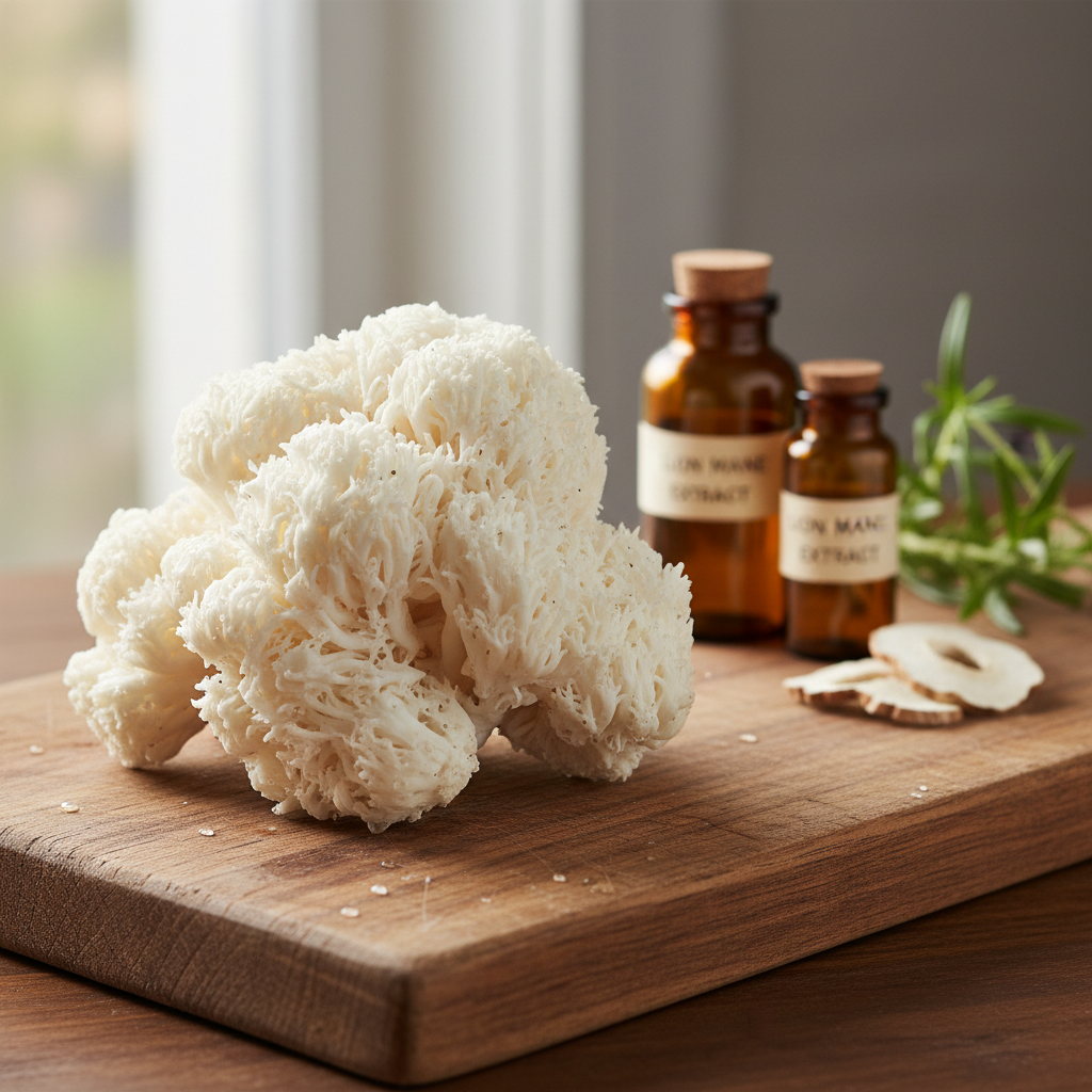 Lion's Mane mushroom natural ingredient